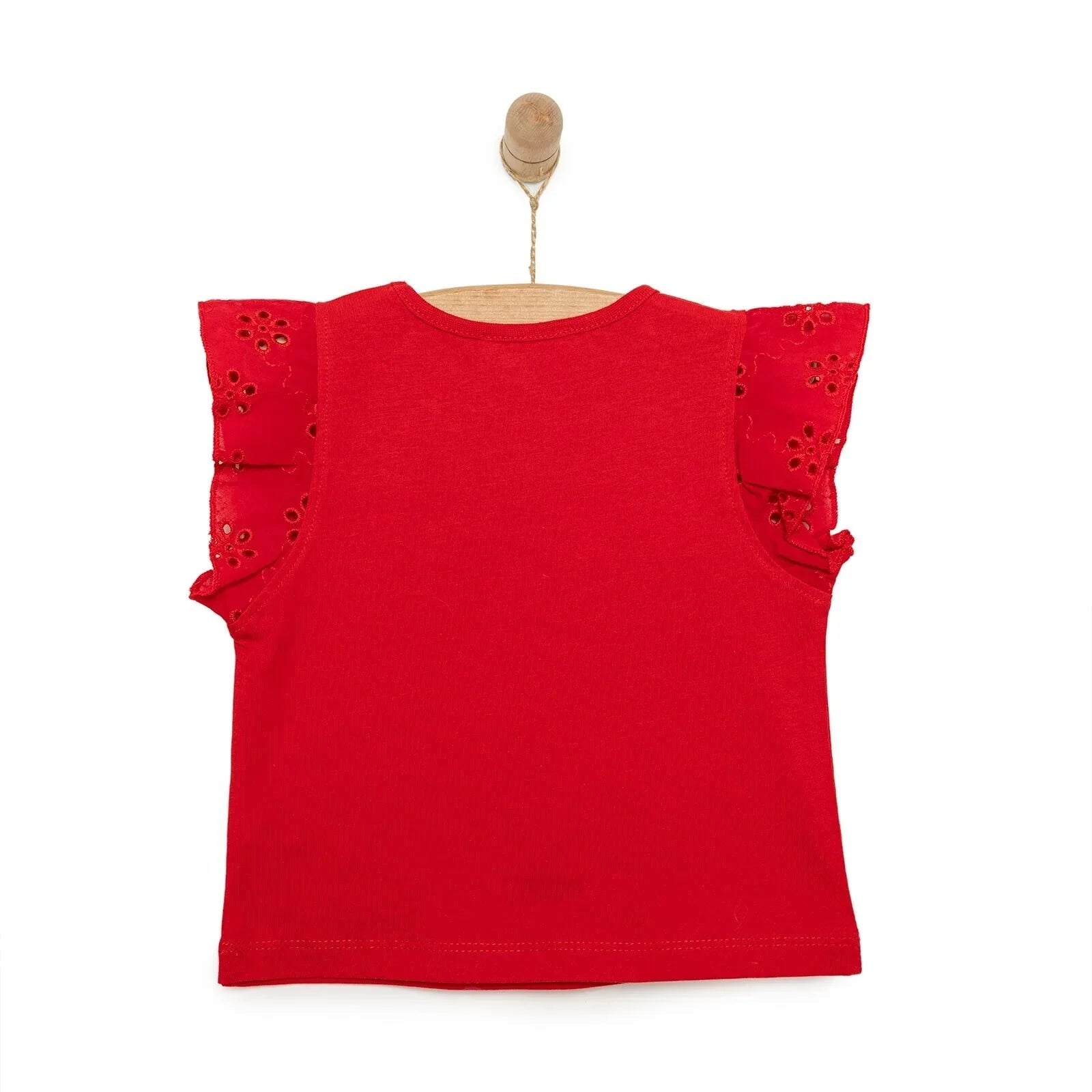 HelloBaby Spring Memories Girl Blouse - Red - mezetto ebebek ebebek