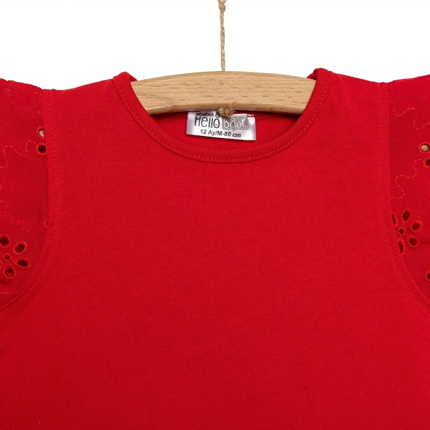 HelloBaby Spring Memories Girl Blouse - Red - mezetto ebebek ebebek