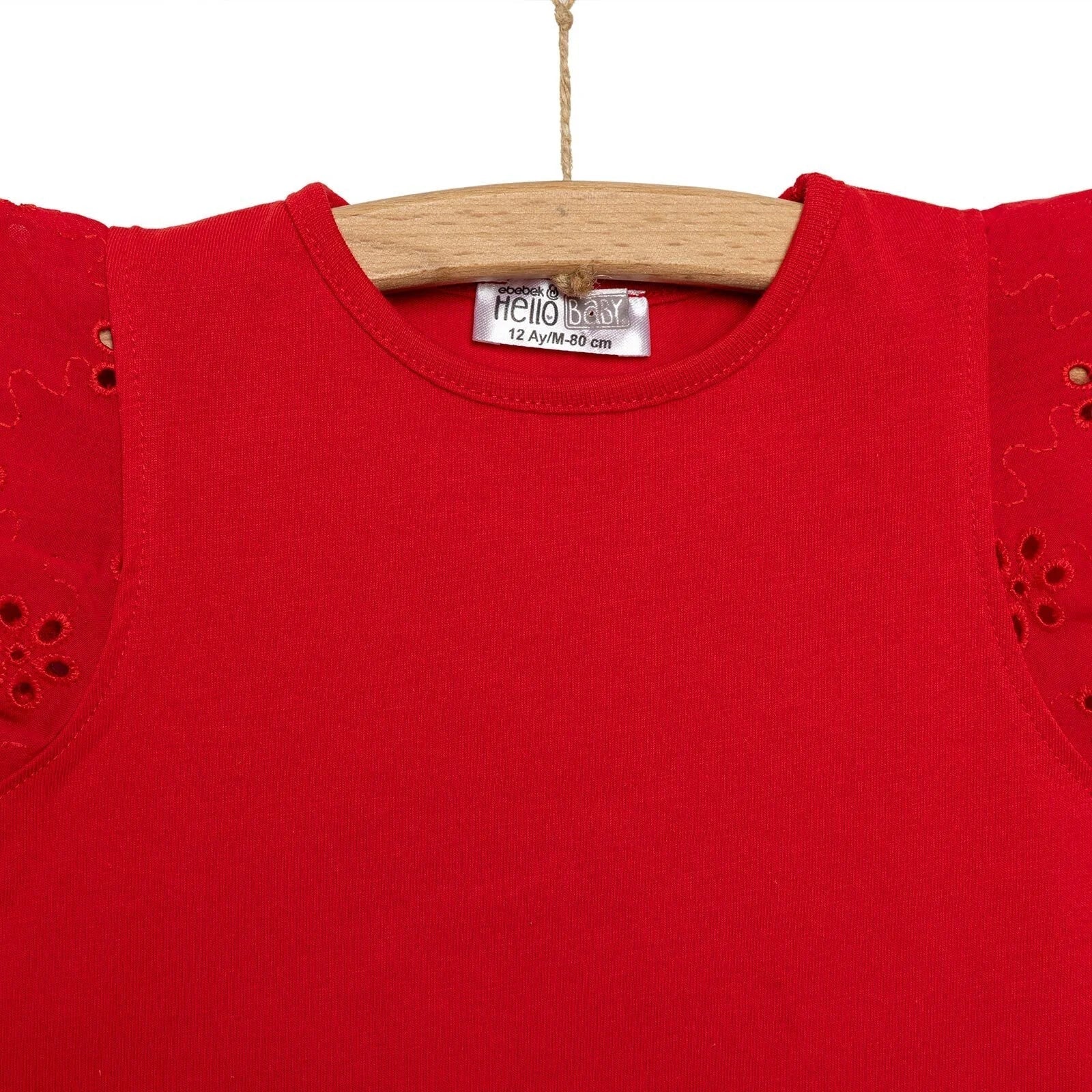 HelloBaby Spring Memories Girl Blouse - Red - mezetto ebebek ebebek