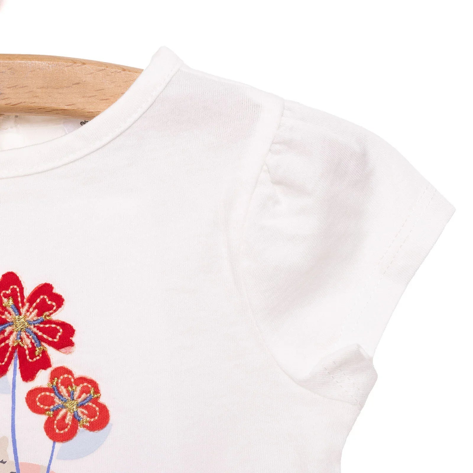 HelloBaby Spring Memories T-shirt - Ecru - mezetto ebebek ebebek