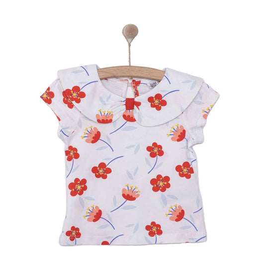 HelloBaby Spring Memories T-shirt - Ecru - mezetto ebebek ebebek
