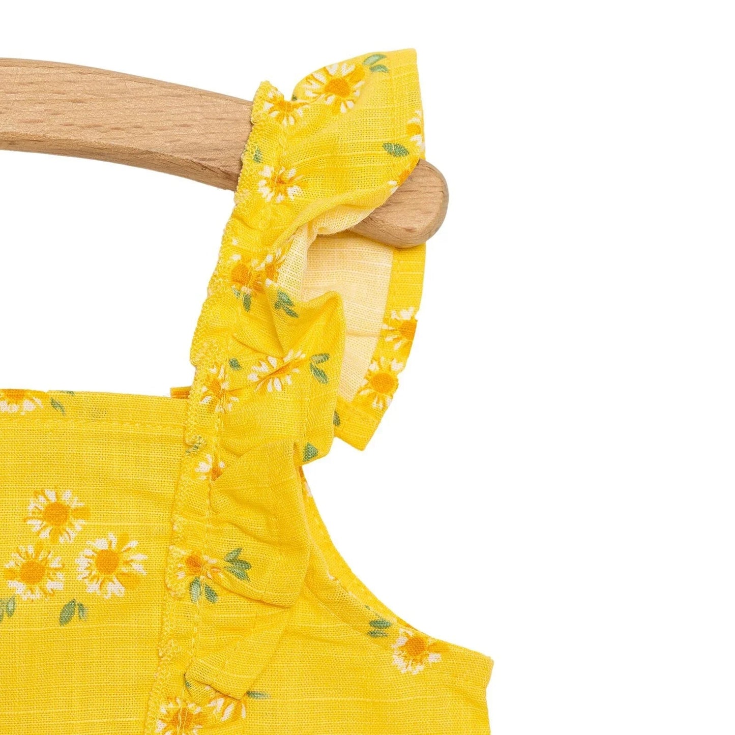 HelloBaby Sun Flower Girl Dress - Yellow - mezetto ebebek ebebek