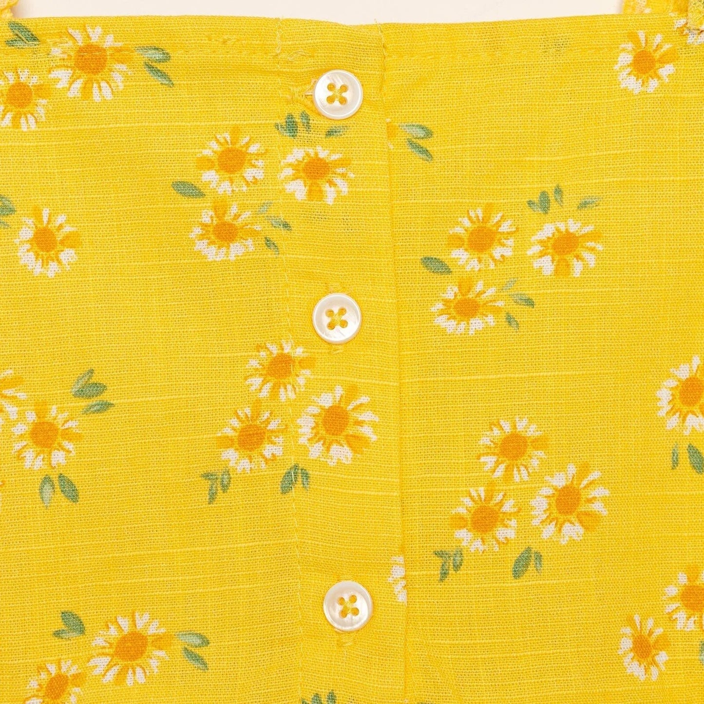HelloBaby Sun Flower Girl Dress - Yellow - mezetto ebebek ebebek