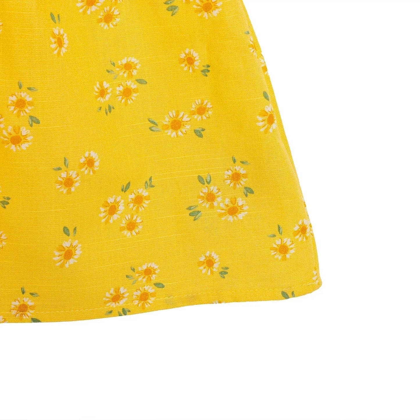 HelloBaby Sun Flower Girl Dress - Yellow - mezetto ebebek ebebek
