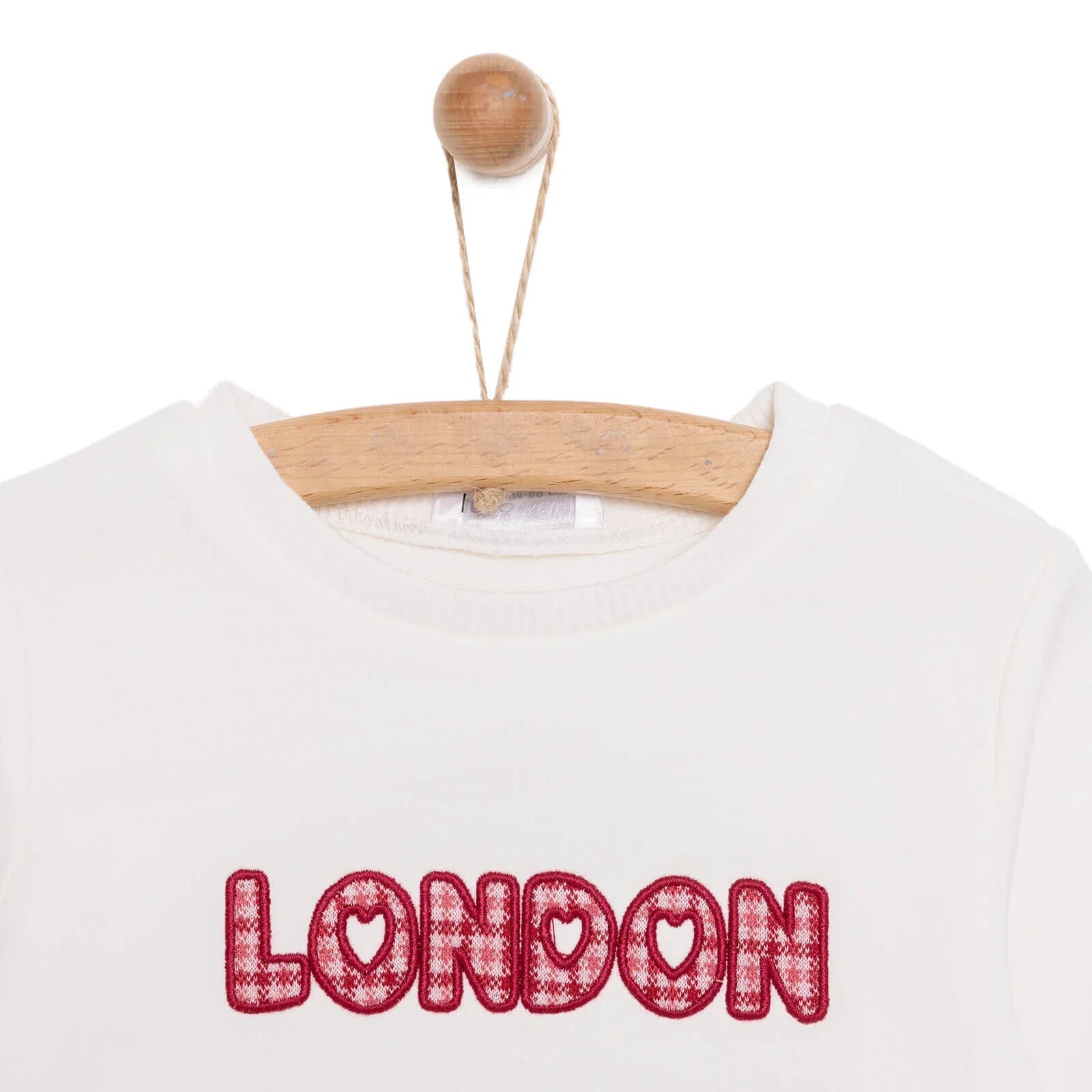 HelloBaby Sweatshirt Footless Bottom - Ecru - mezetto ebebek ebebek