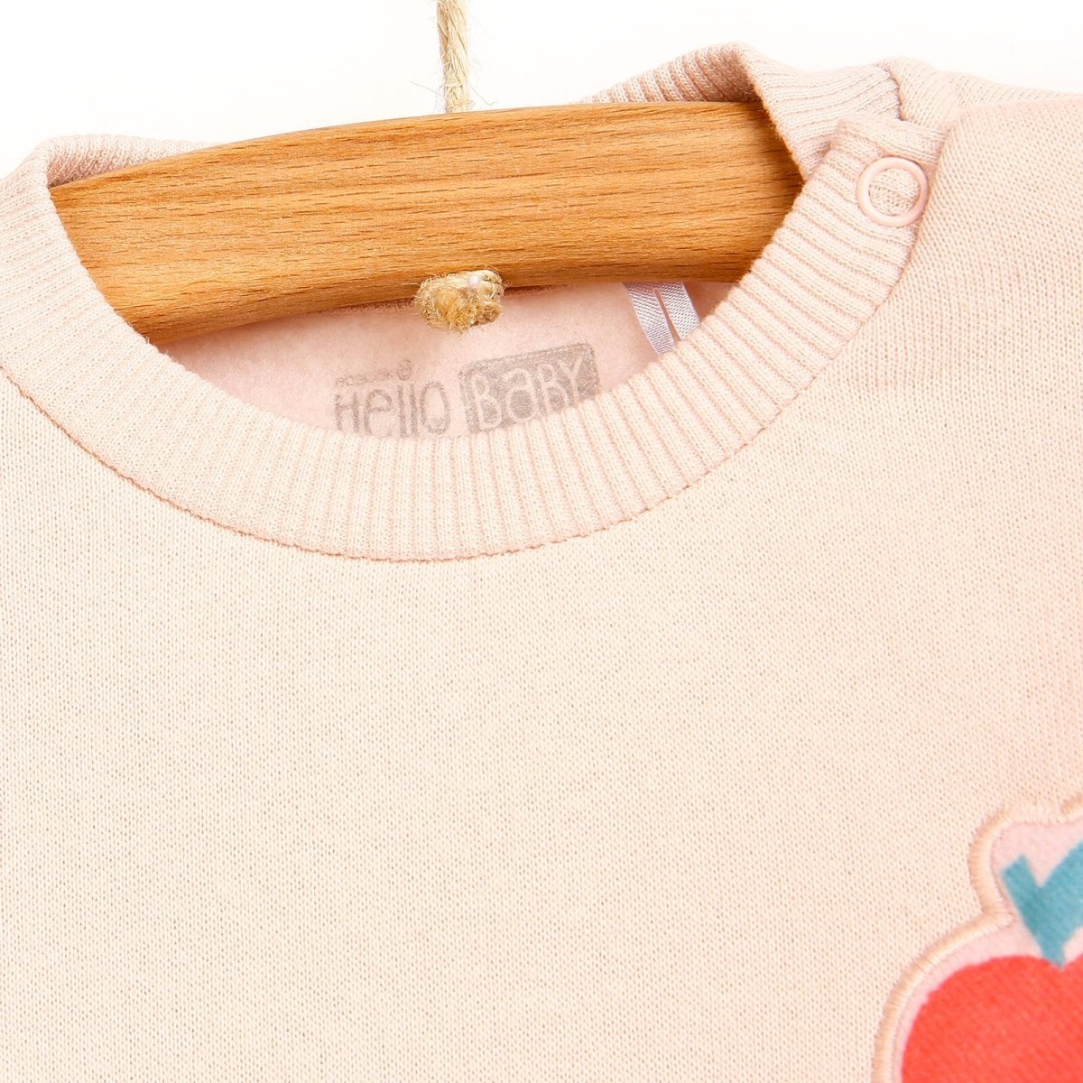HelloBaby Sweatshirt - Footless Bottom - Pink - mezetto ebebek ebebek
