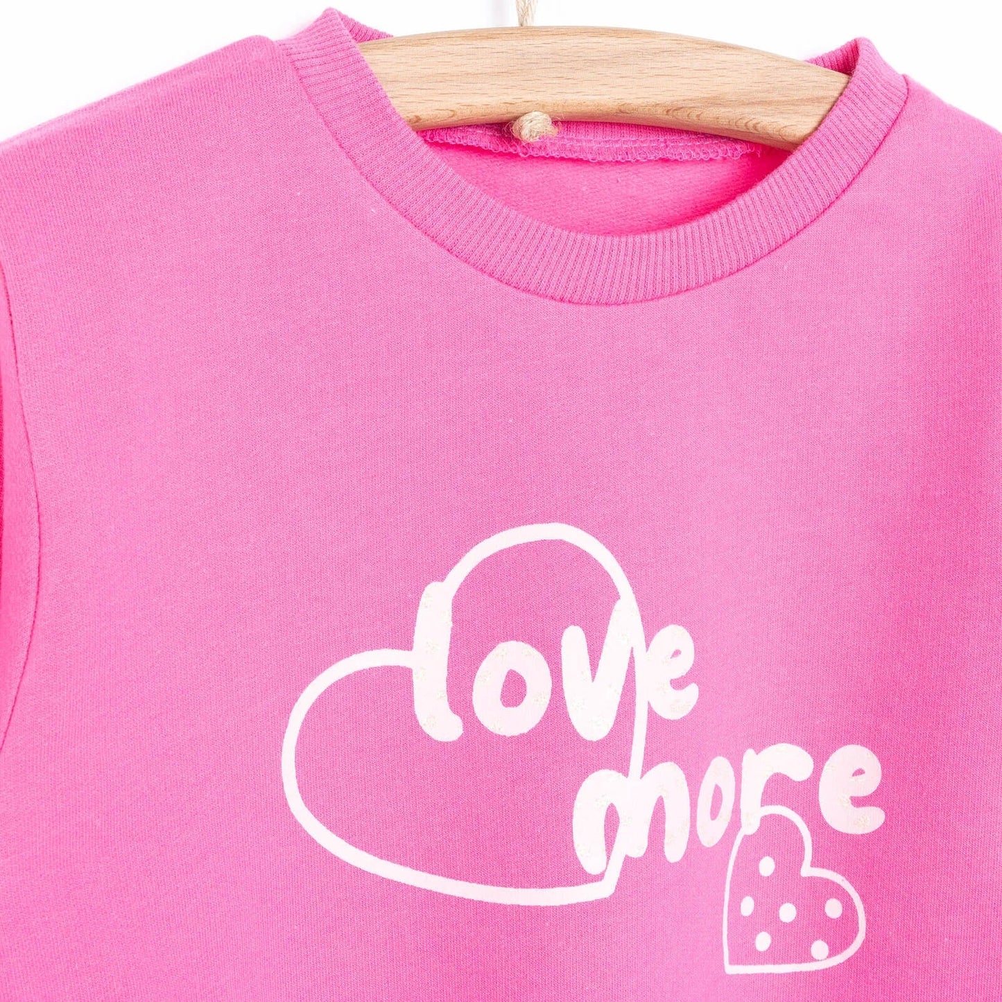 HelloBaby Sweatshirt Footless Bottom - Pink - mezetto ebebek ebebek