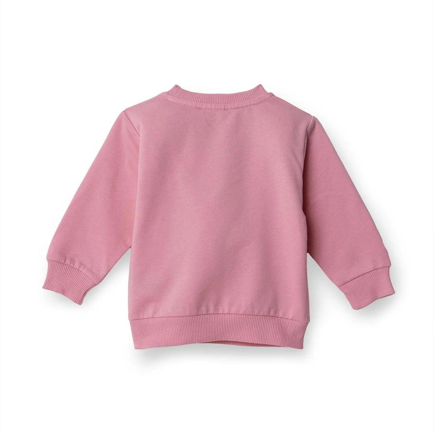 HelloBaby Sweatshirt - Light Pink - mezetto ebebek ebebek