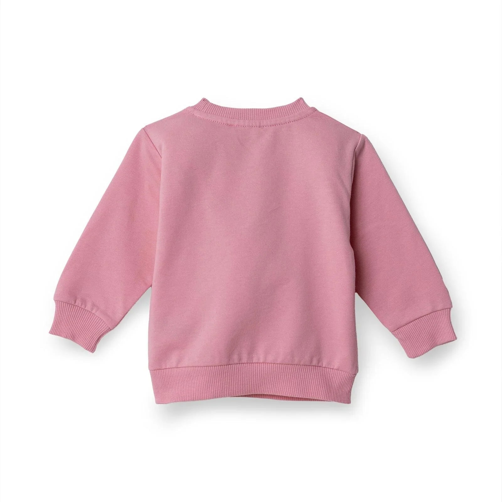 HelloBaby Sweatshirt - Light Pink - mezetto ebebek ebebek