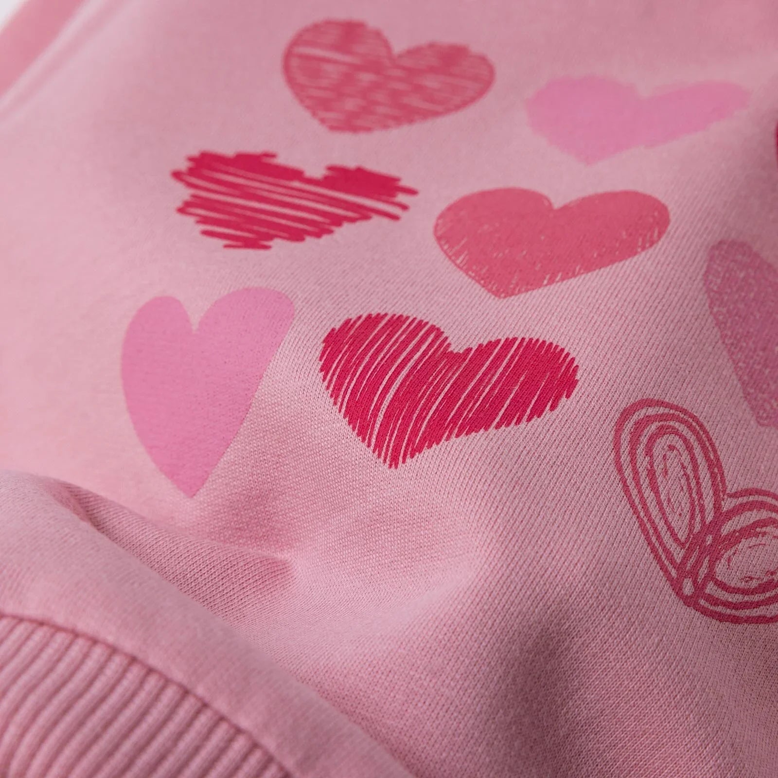 HelloBaby Sweatshirt - Light Pink - mezetto ebebek ebebek
