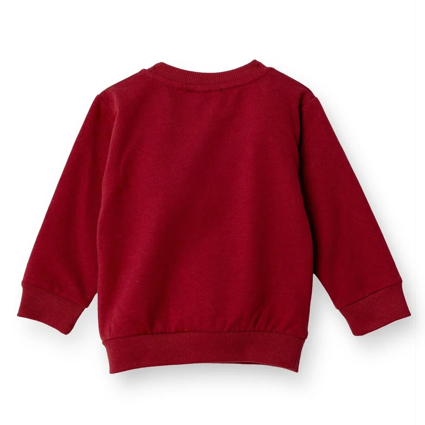 HelloBaby Sweatshirt - Maroon - mezetto ebebek ebebek