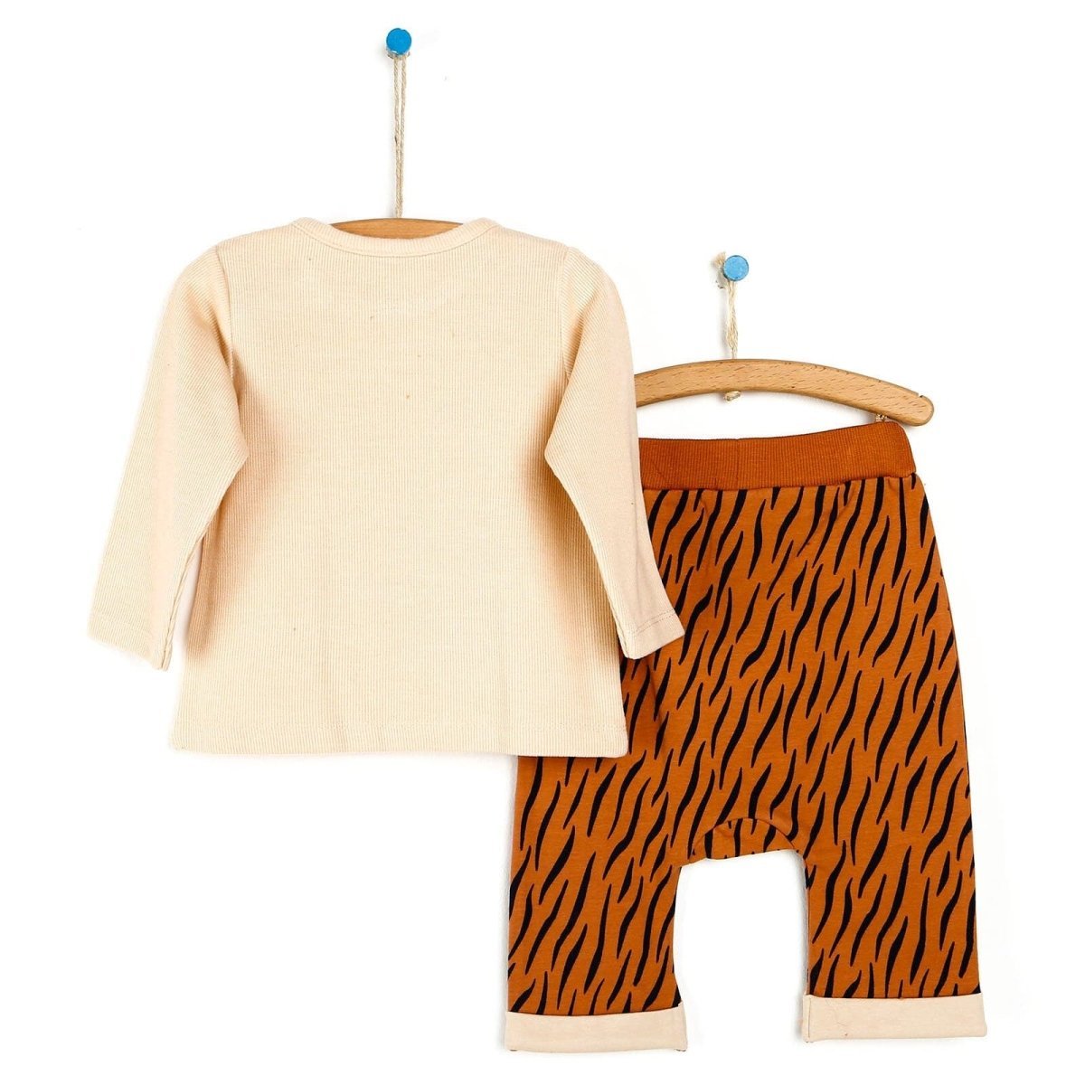 HelloBaby Sweatshirt - Vest - Bottom - Brown - mezetto ebebek ebebek