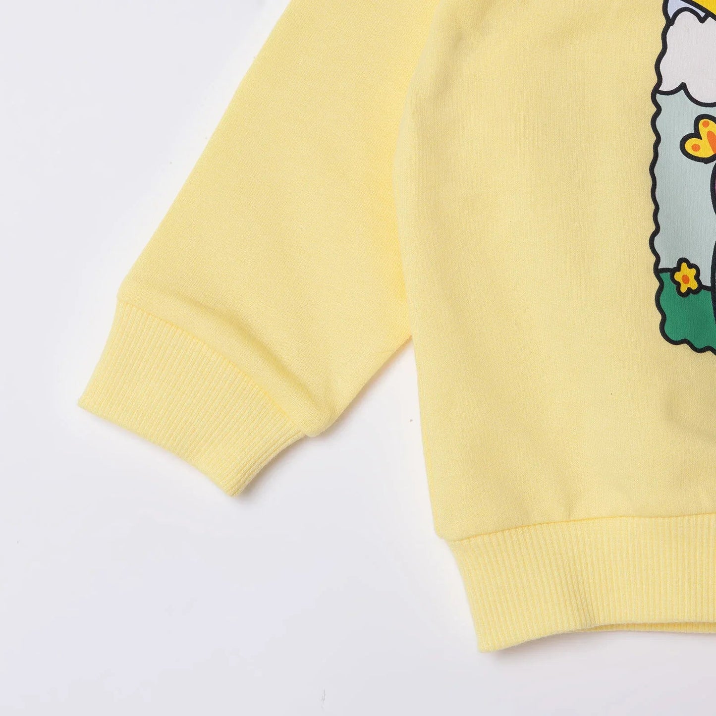 HelloBaby Sweatshirt - Yellow - mezetto ebebek ebebek