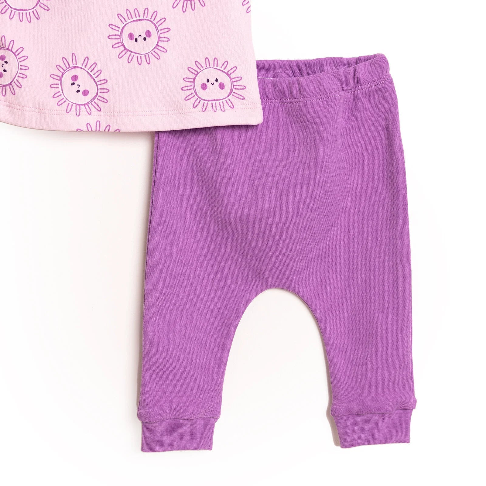 HelloBaby Tshirt - Bottom - Purple - mezetto ebebek ebebek