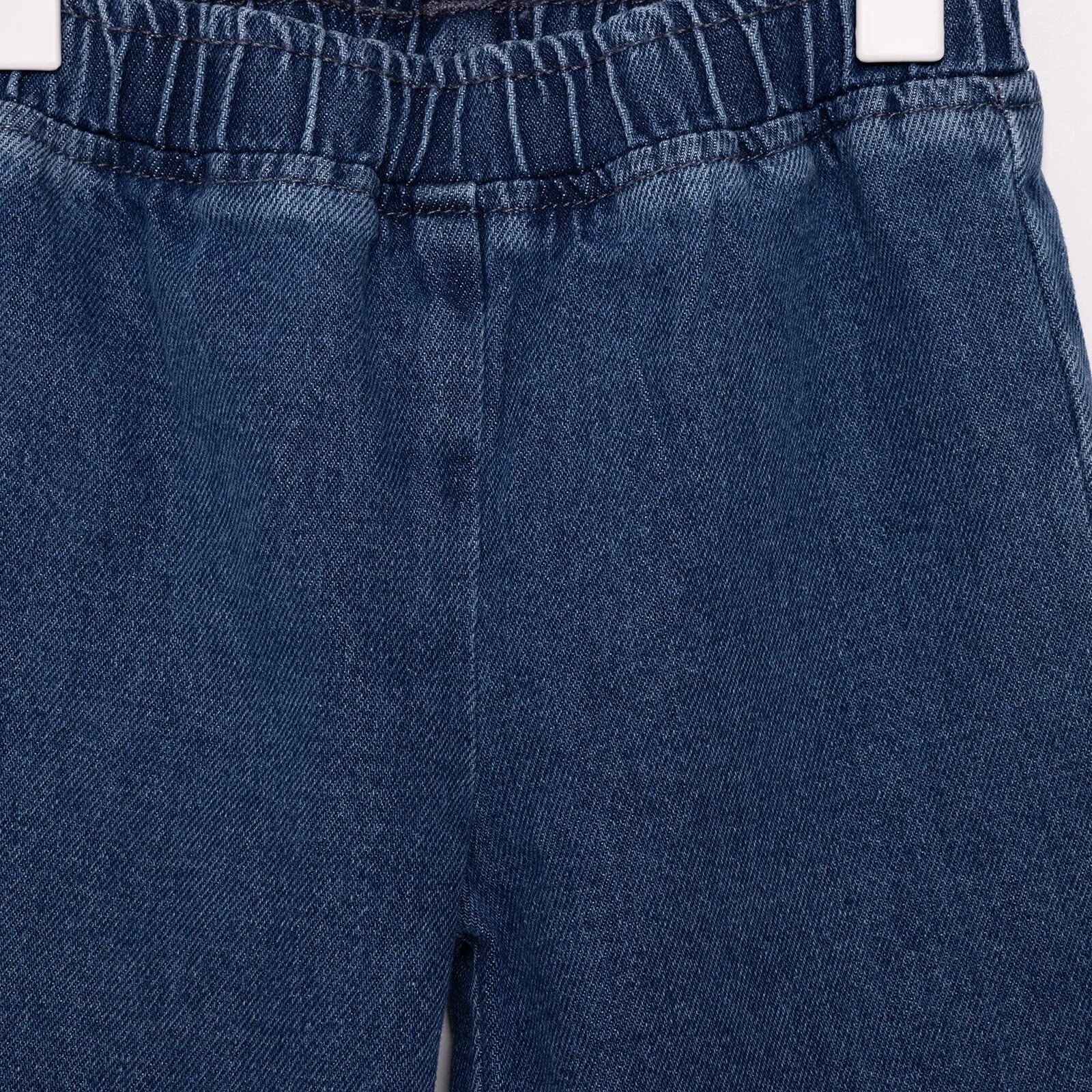 HelloBaby Tulip Girl Denim Pants - Navy Blue - mezetto ebebek ebebek