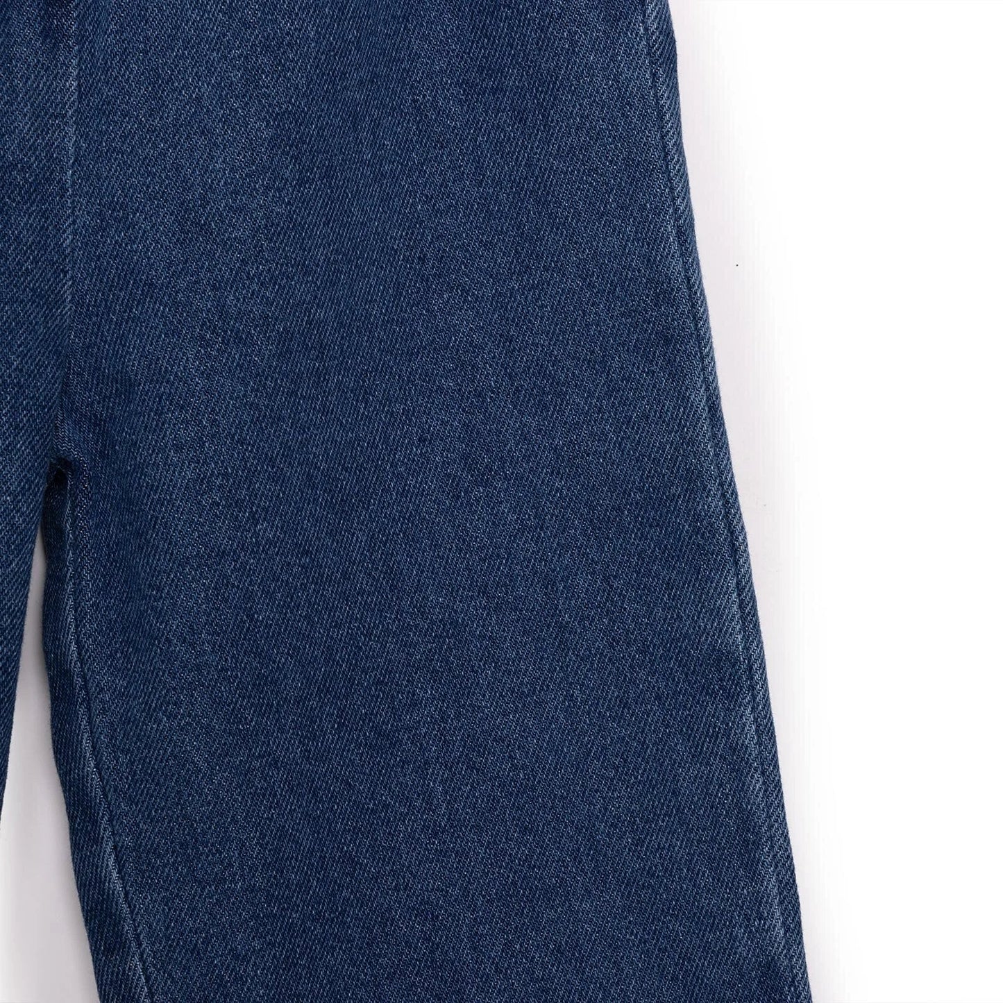 HelloBaby Tulip Girl Denim Pants - Navy Blue - mezetto ebebek ebebek