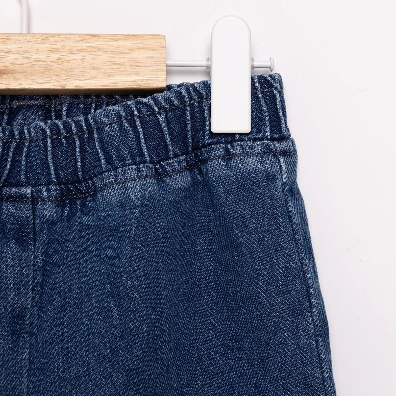 HelloBaby Tulip Girl Denim Pants - Navy Blue - mezetto ebebek ebebek