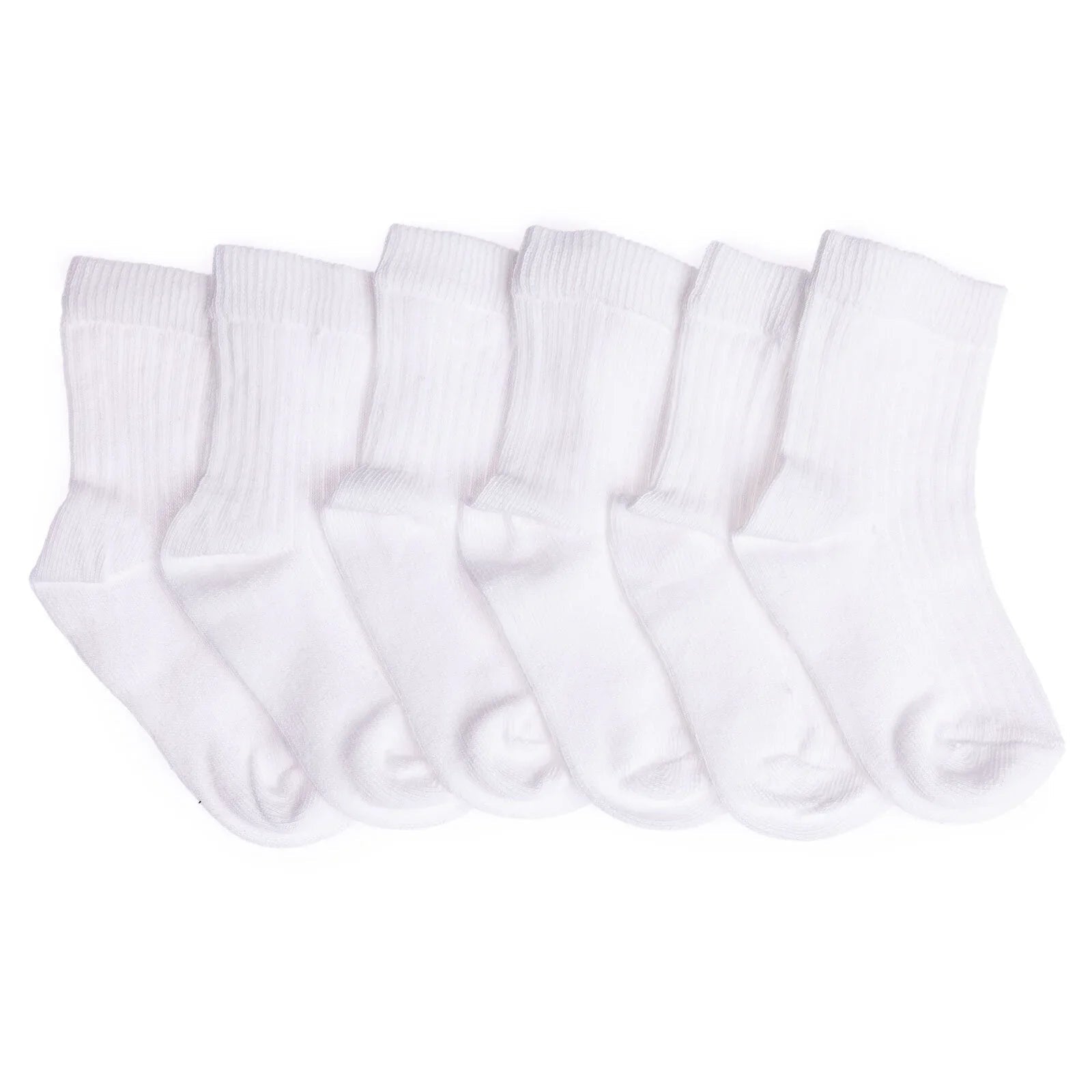 HelloBaby Unisex Baby Socks 3 Pack - White - mezetto ebebek ebebek