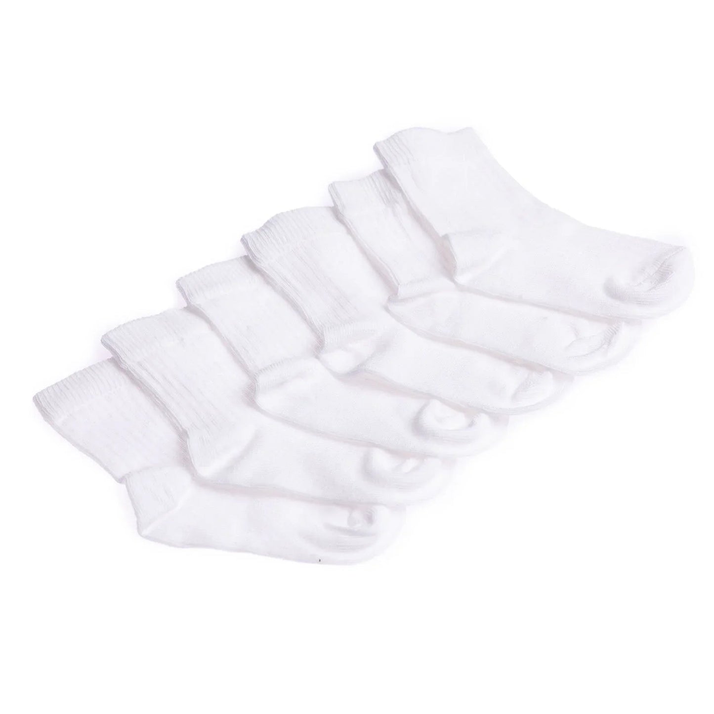 HelloBaby Unisex Baby Socks 3 Pack - White - mezetto ebebek ebebek