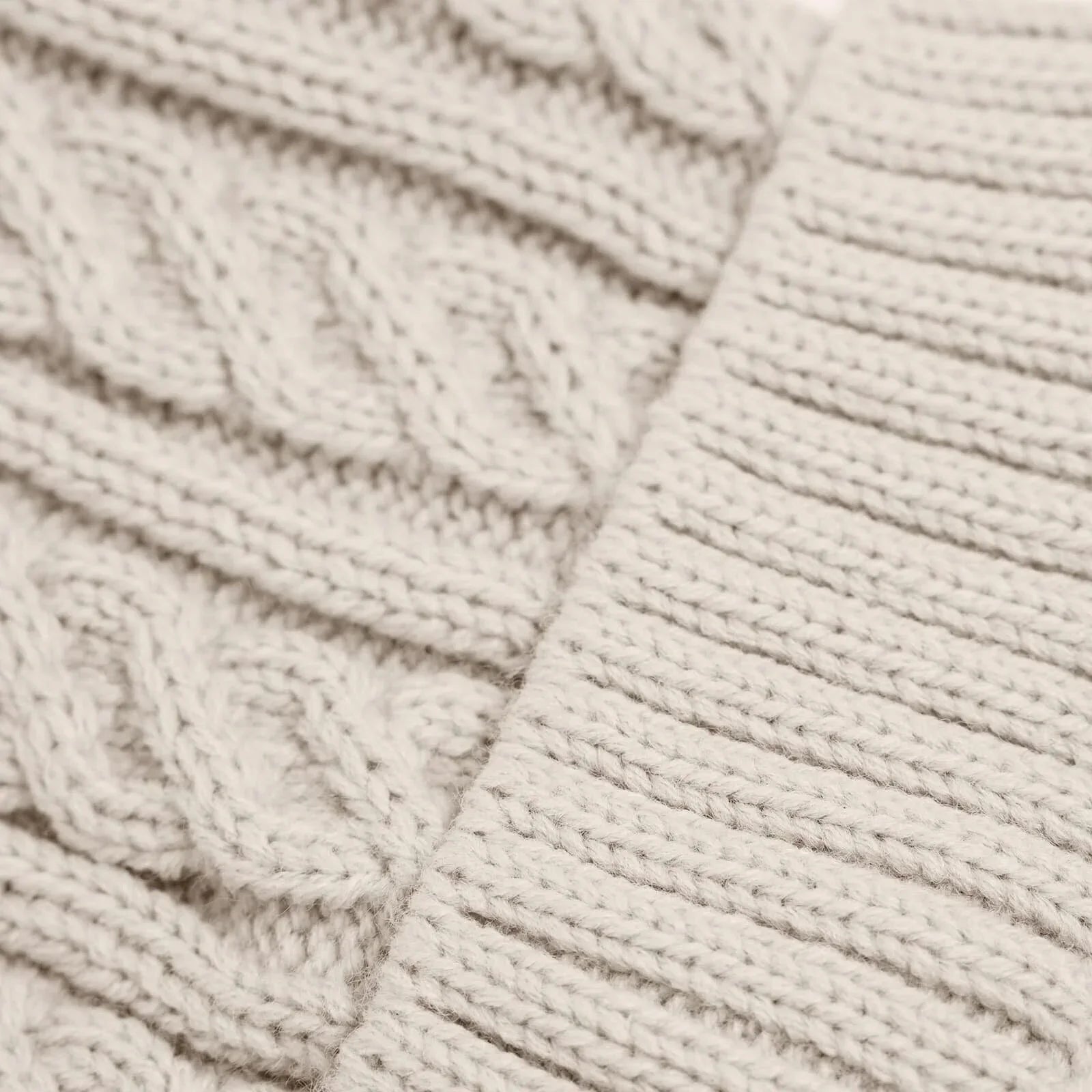 HelloBaby Unisex Beanie - Ecru - mezetto ebebek ebebek