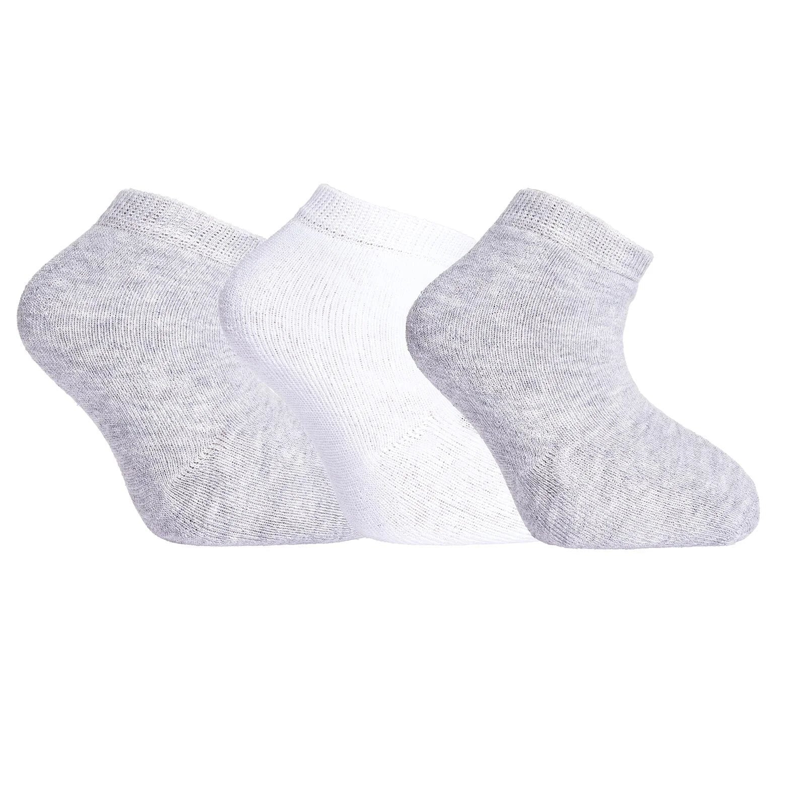 HelloBaby Unisex Chenille Socks 3 Pack - White - mezetto ebebek ebebek