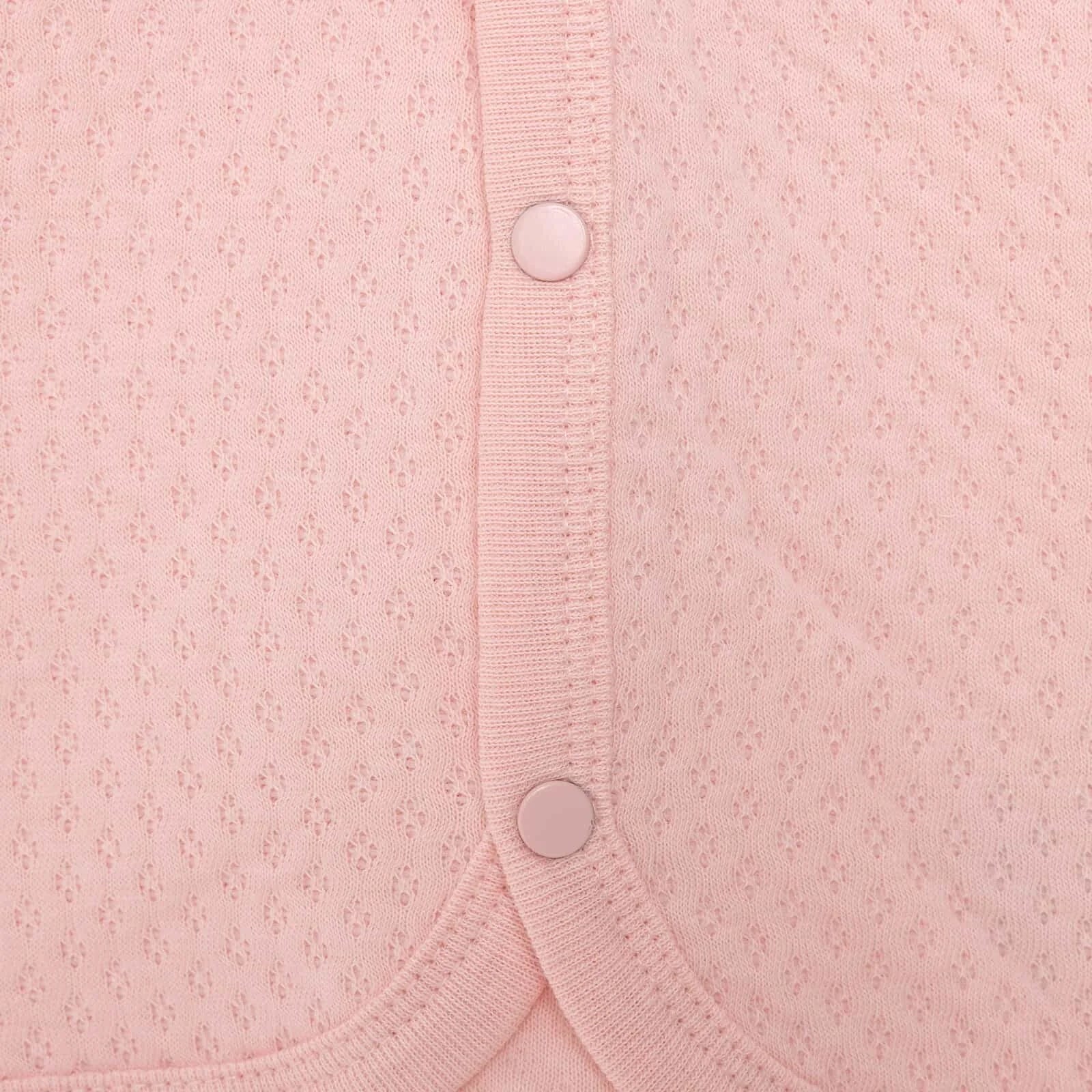 HelloBaby Unisex Classic Vest - Light Pink - mezetto ebebek ebebek
