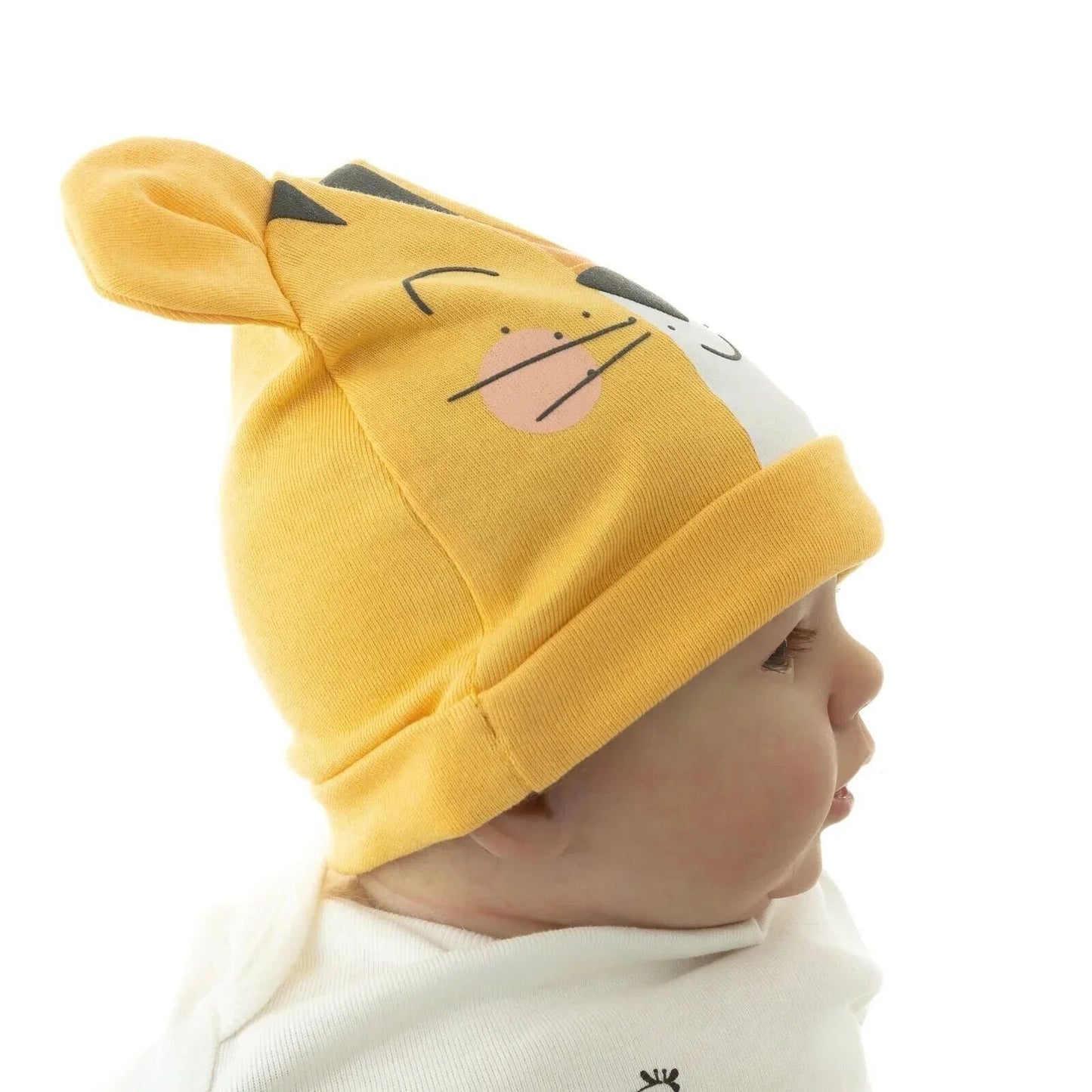 HelloBaby Unisex Hat - Yellow - mezetto ebebek ebebek