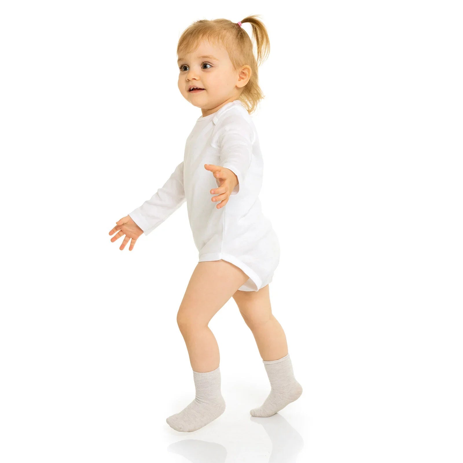 HelloBaby Unisex Long Sleeve Bodysuit 5 pcs - mezetto ebebek ebebek