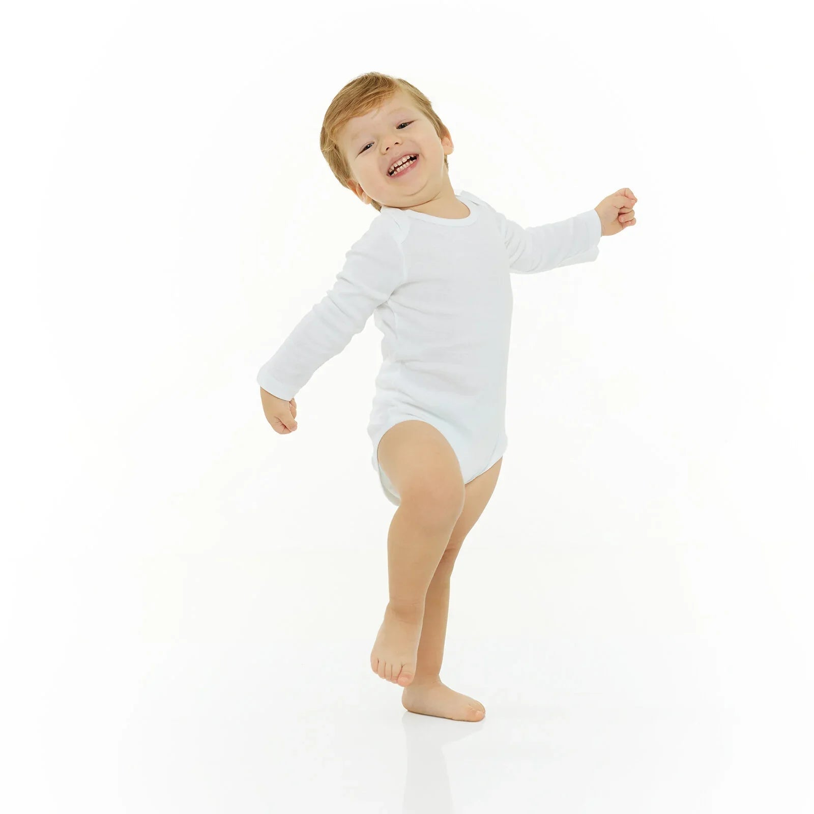 HelloBaby Unisex Long Sleeve Bodysuit 5 pcs - mezetto ebebek ebebek