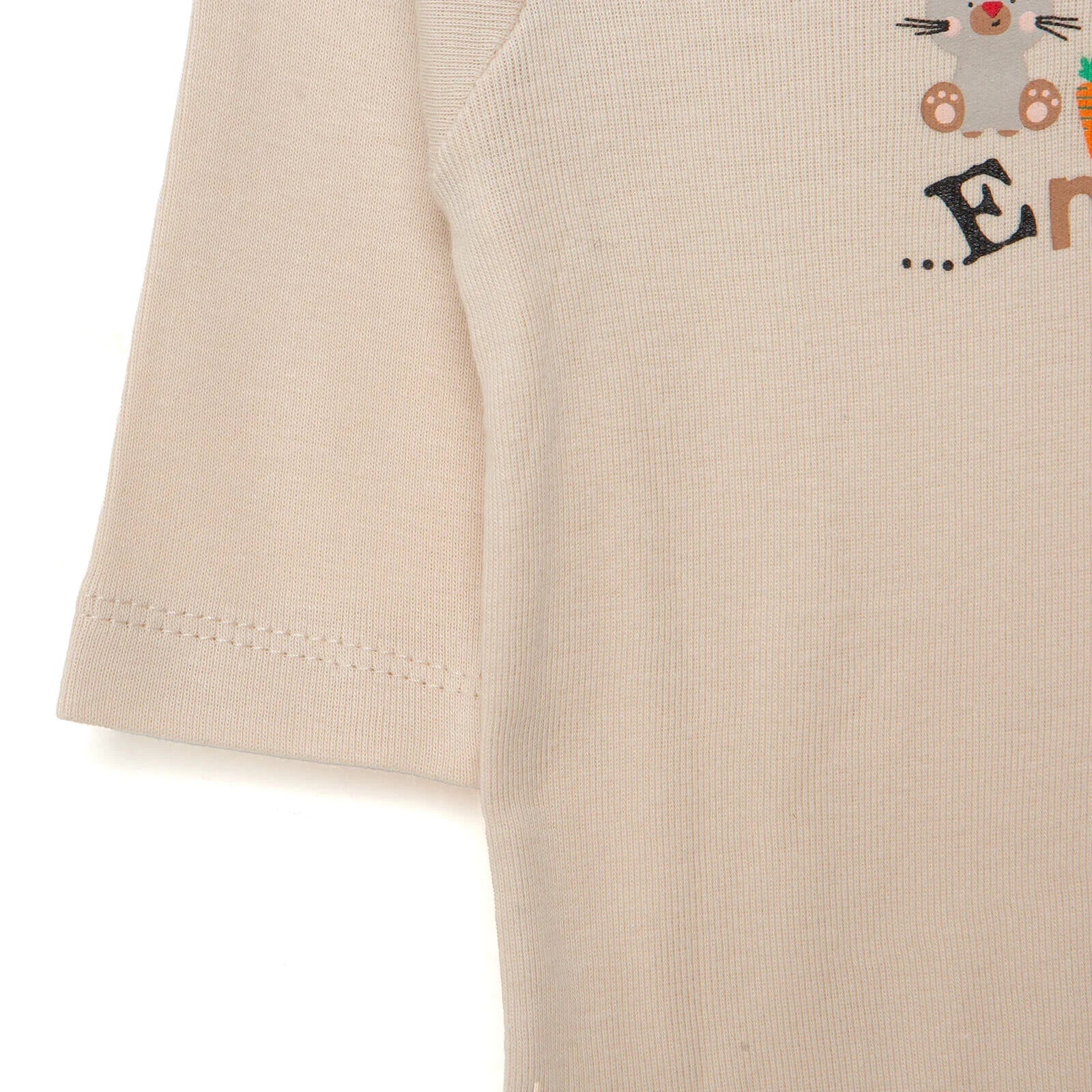 HelloBaby Unisex Long Sleeve Bodysuit - Beige - mezetto ebebek ebebek