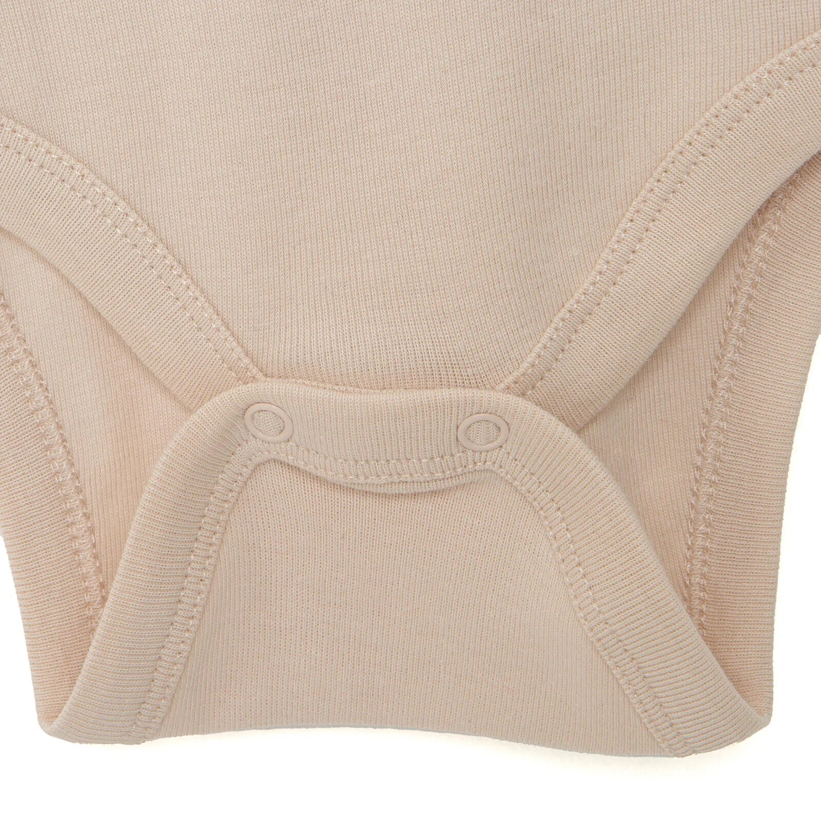 HelloBaby Unisex Long Sleeve Bodysuit - Beige - mezetto ebebek ebebek