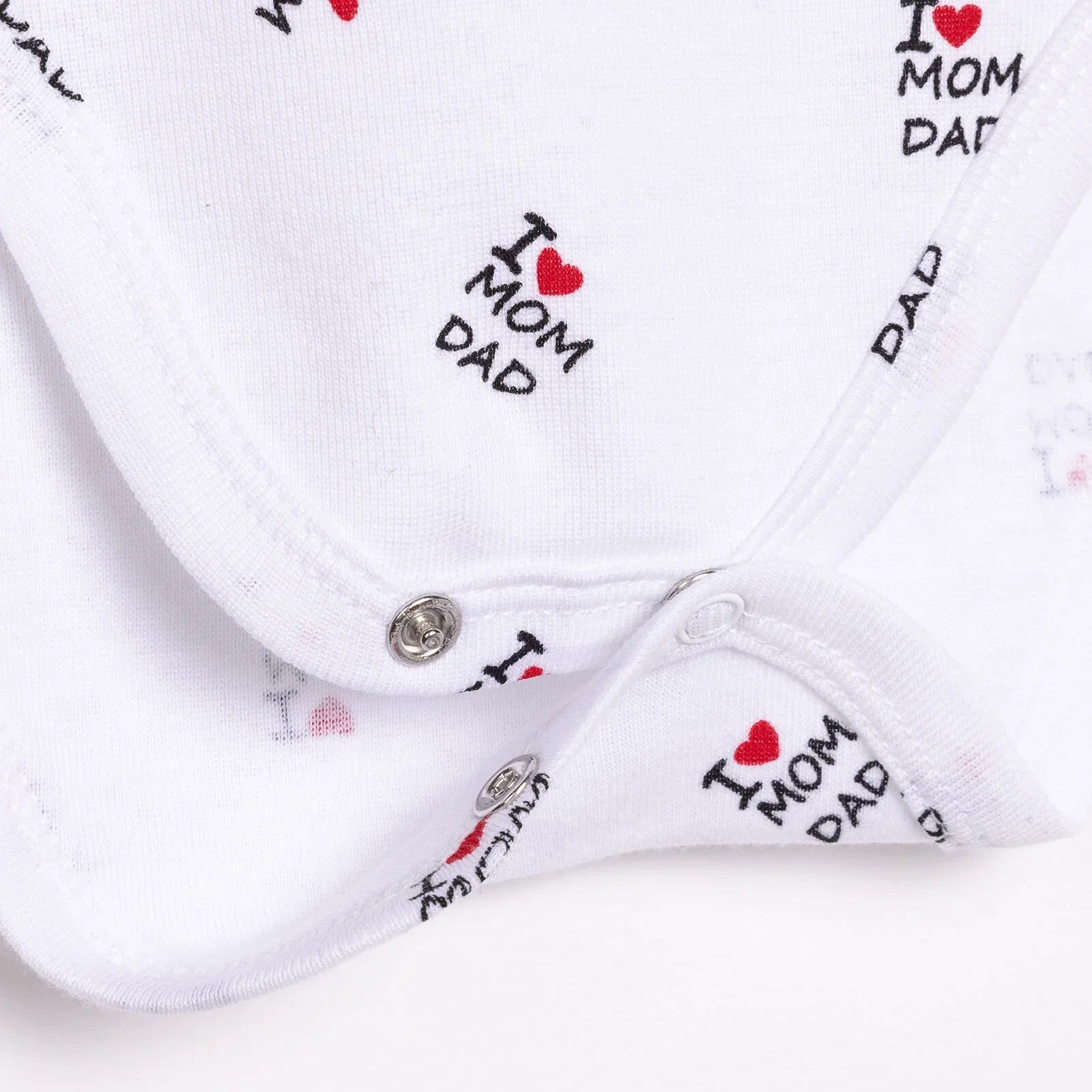 HelloBaby Unisex Long Sleeve Bodysuit - White - mezetto ebebek ebebek