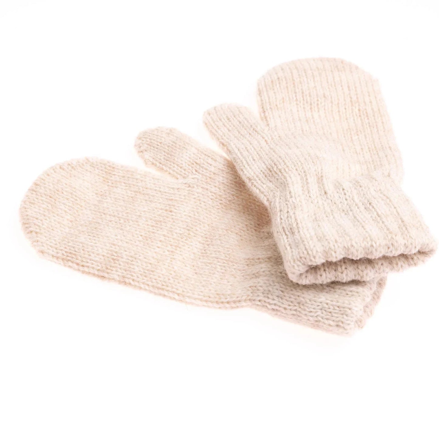 HelloBaby Unisex Mitten - Ecru - mezetto ebebek ebebek