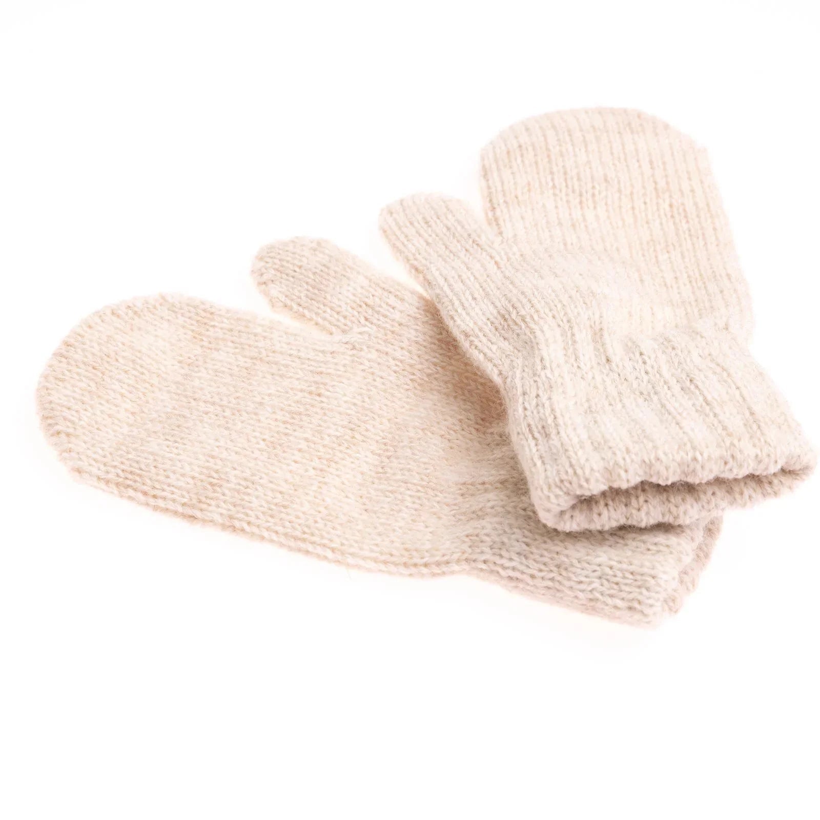 HelloBaby Unisex Mitten - Ecru - mezetto ebebek ebebek