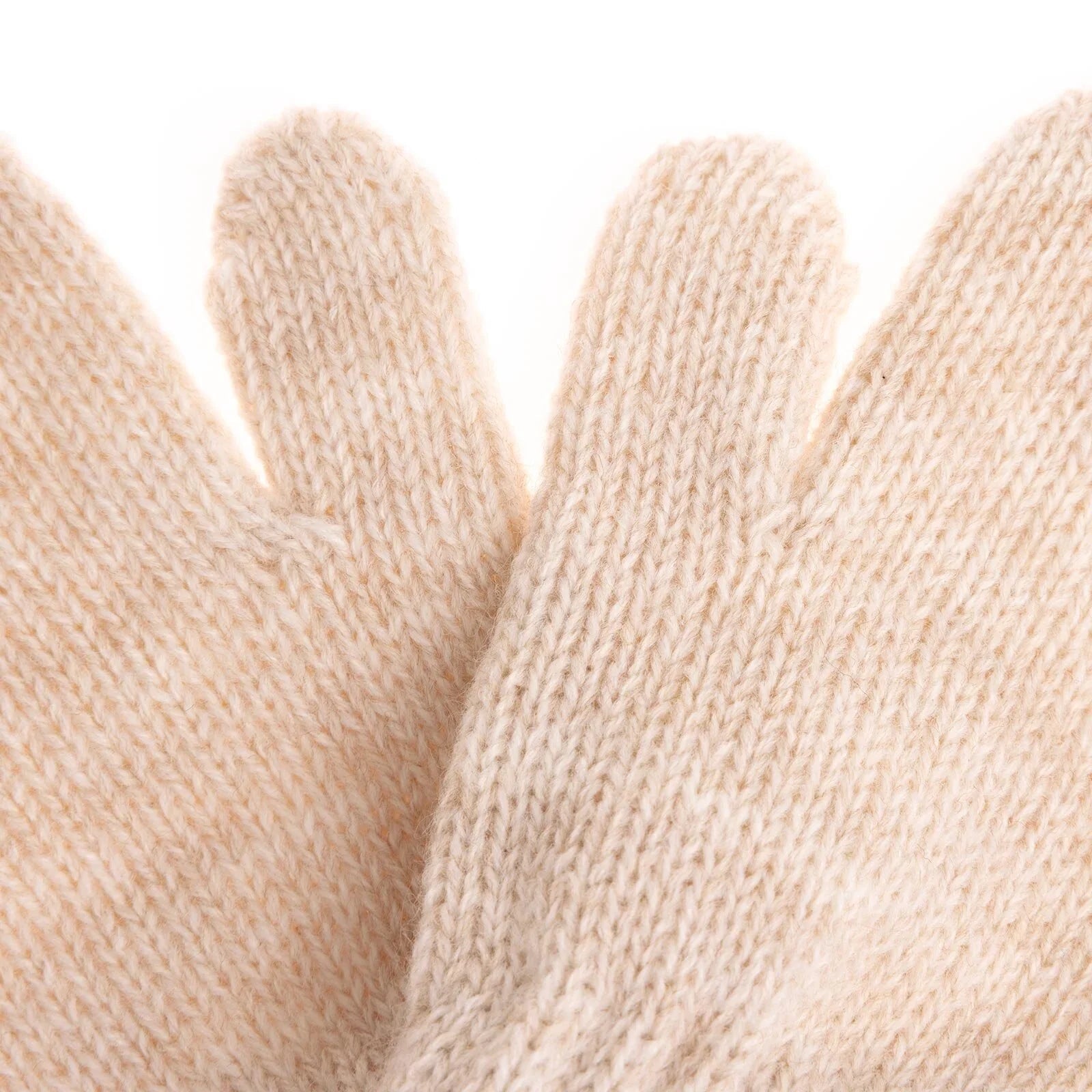 HelloBaby Unisex Mitten - Ecru - mezetto ebebek ebebek