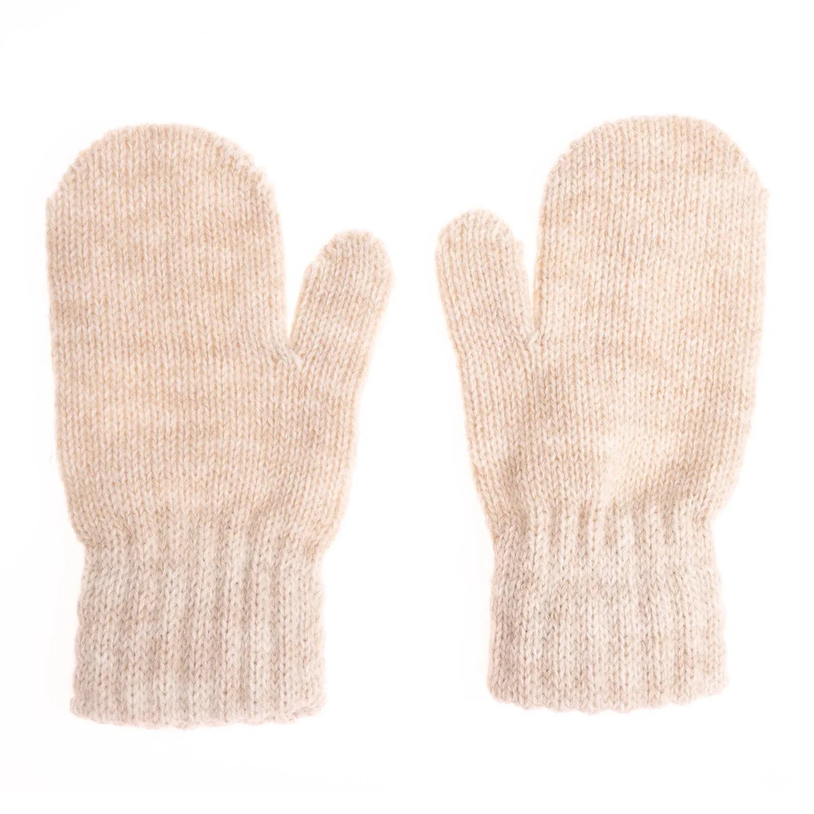 HelloBaby Unisex Mitten - Ecru - mezetto ebebek ebebek
