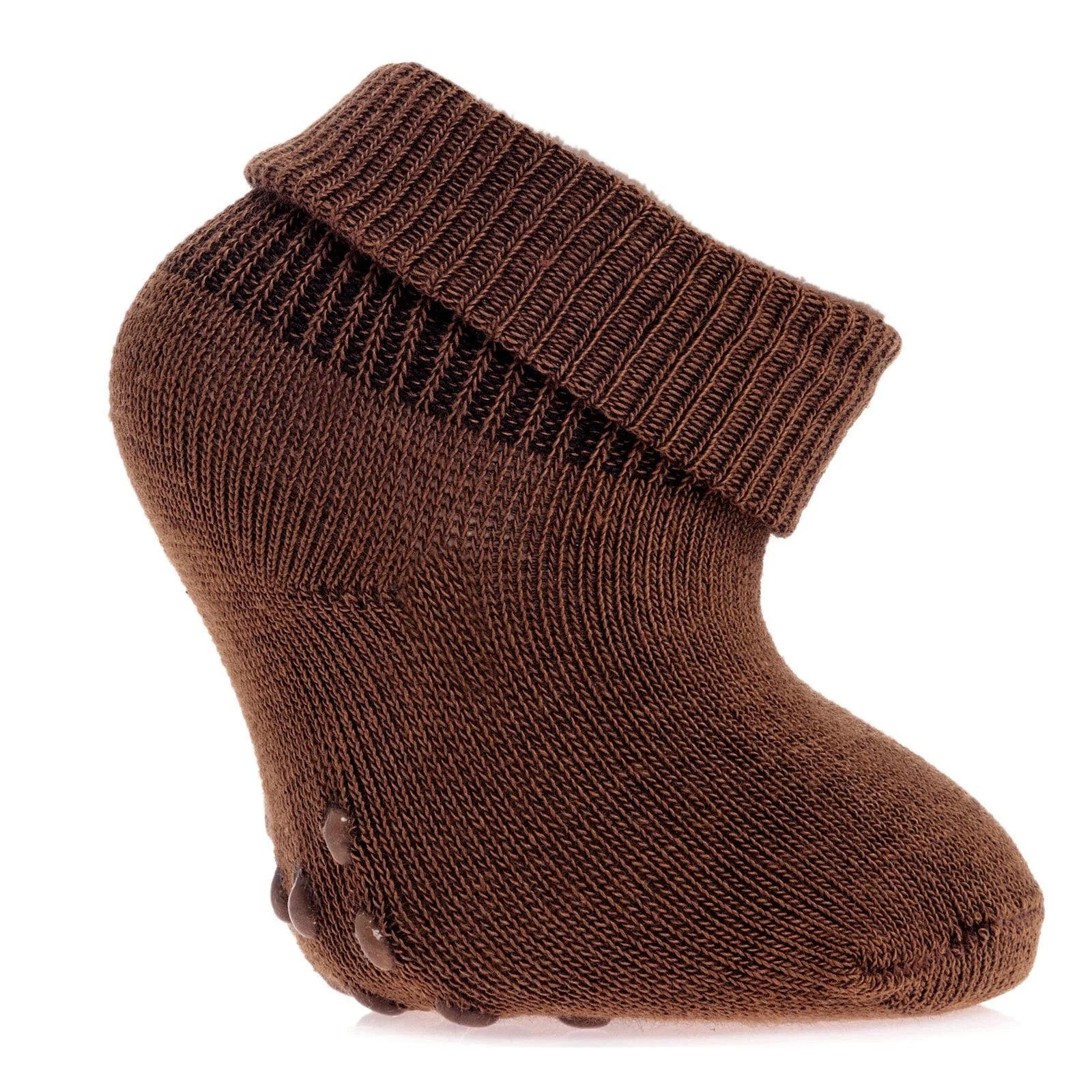 HelloBaby Unisex Pack of 3 Socks - Beige - mezetto ebebek ebebek