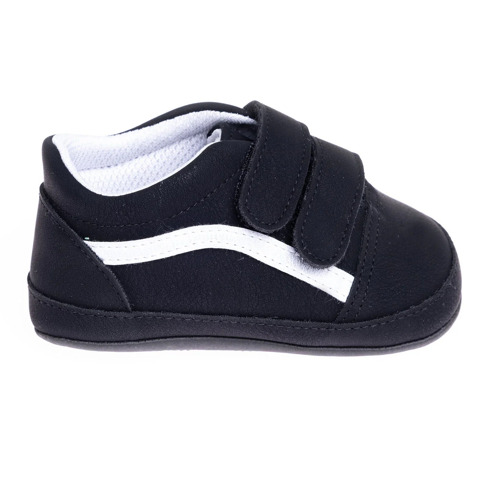 HelloBaby Unisex Prewalker Shoes - Black - mezetto ebebek ebebek
