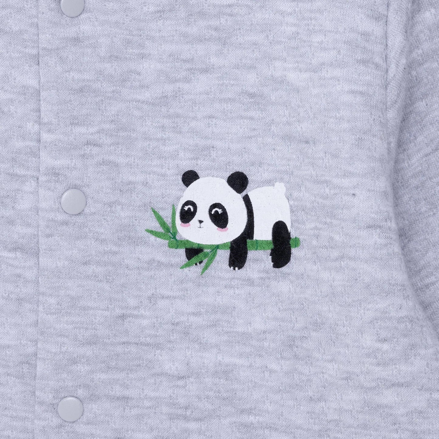 HelloBaby Unisex Quilted Cardigan - Grey Melange - mezetto ebebek ebebek