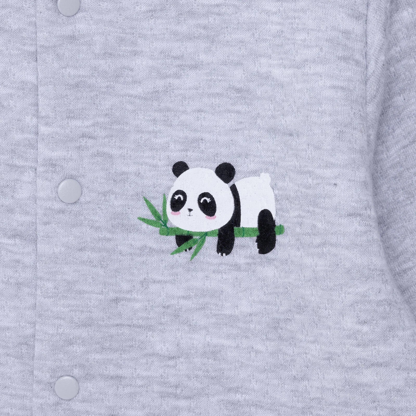 HelloBaby Unisex Quilted Cardigan - Grey Melange - mezetto ebebek ebebek