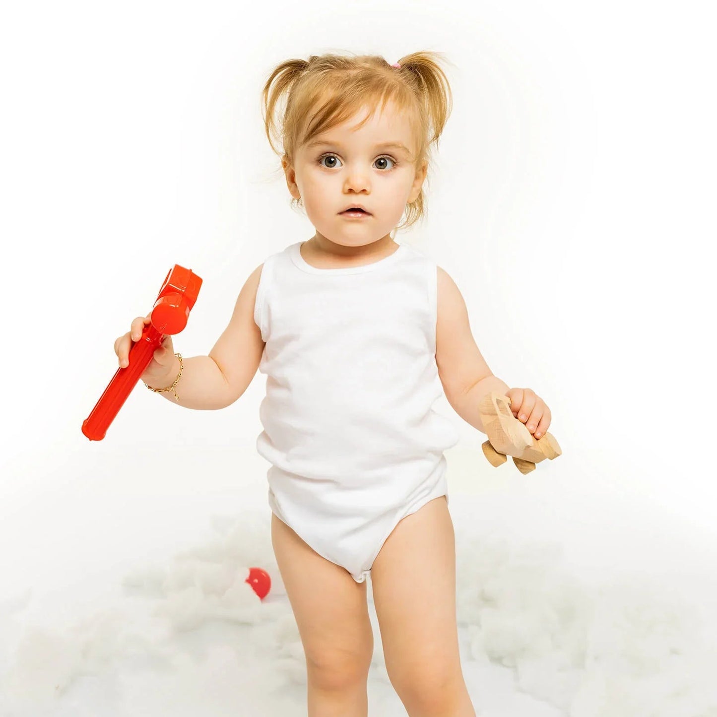 HelloBaby Unisex Sleeveless Bodysuit 5 pcs - mezetto ebebek ebebek