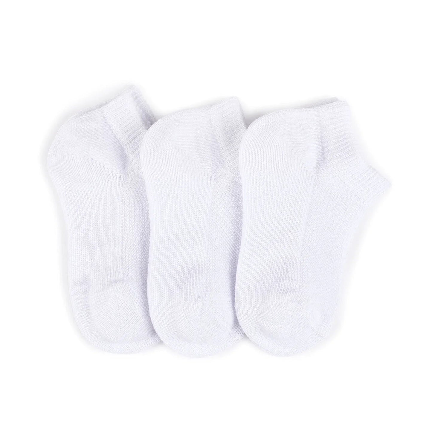 HelloBaby Unisex Socks 3 pcs - White - mezetto ebebek ebebek