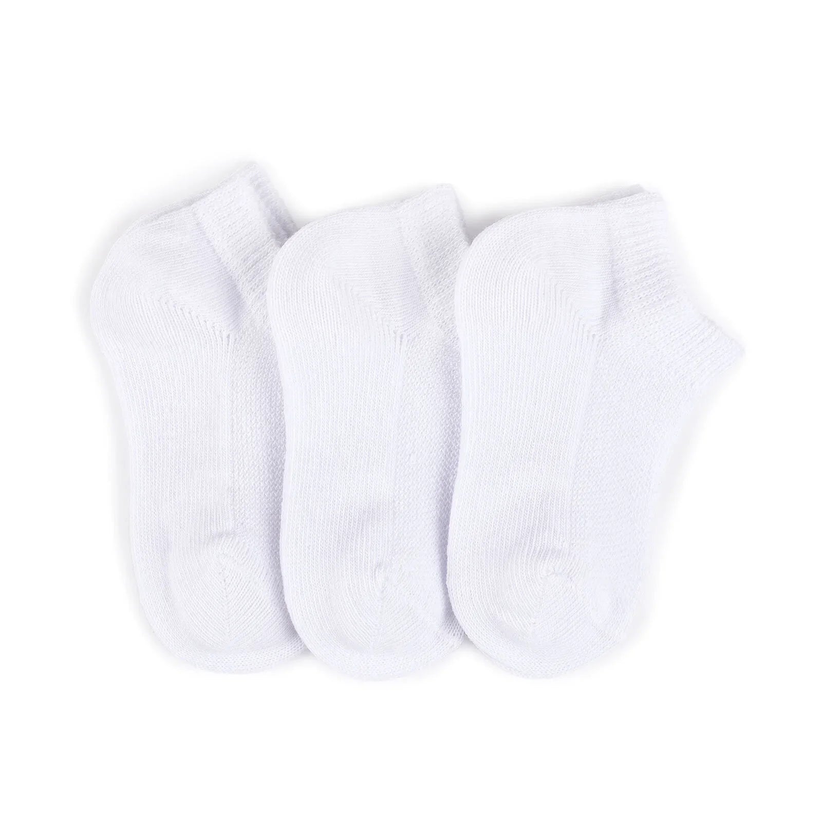HelloBaby Unisex Socks 3 pcs - White - mezetto ebebek ebebek