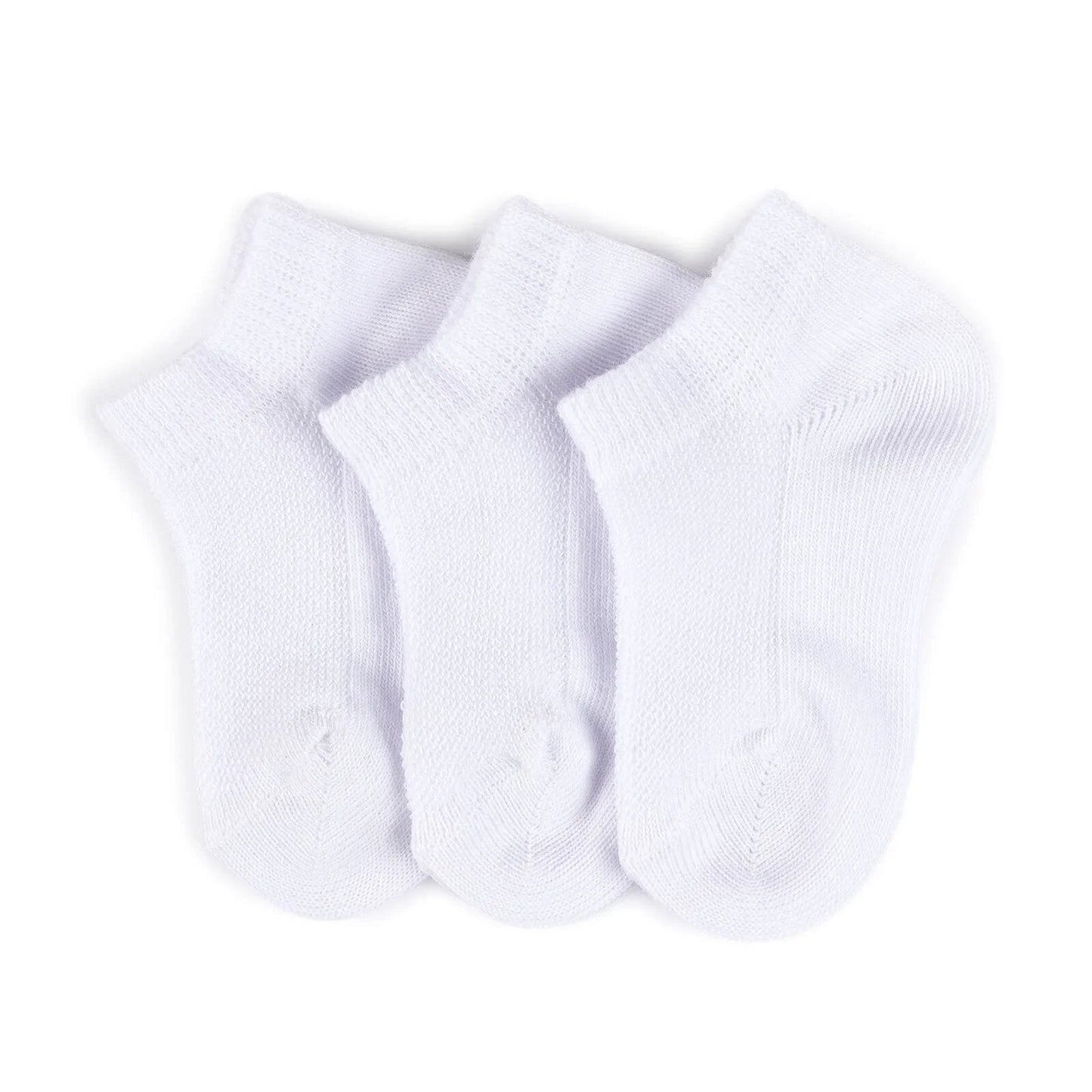 HelloBaby Unisex Socks 3 pcs - White - mezetto ebebek ebebek