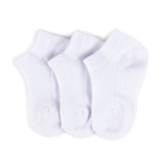 HelloBaby Unisex Socks 3 pcs - White - mezetto ebebek ebebek