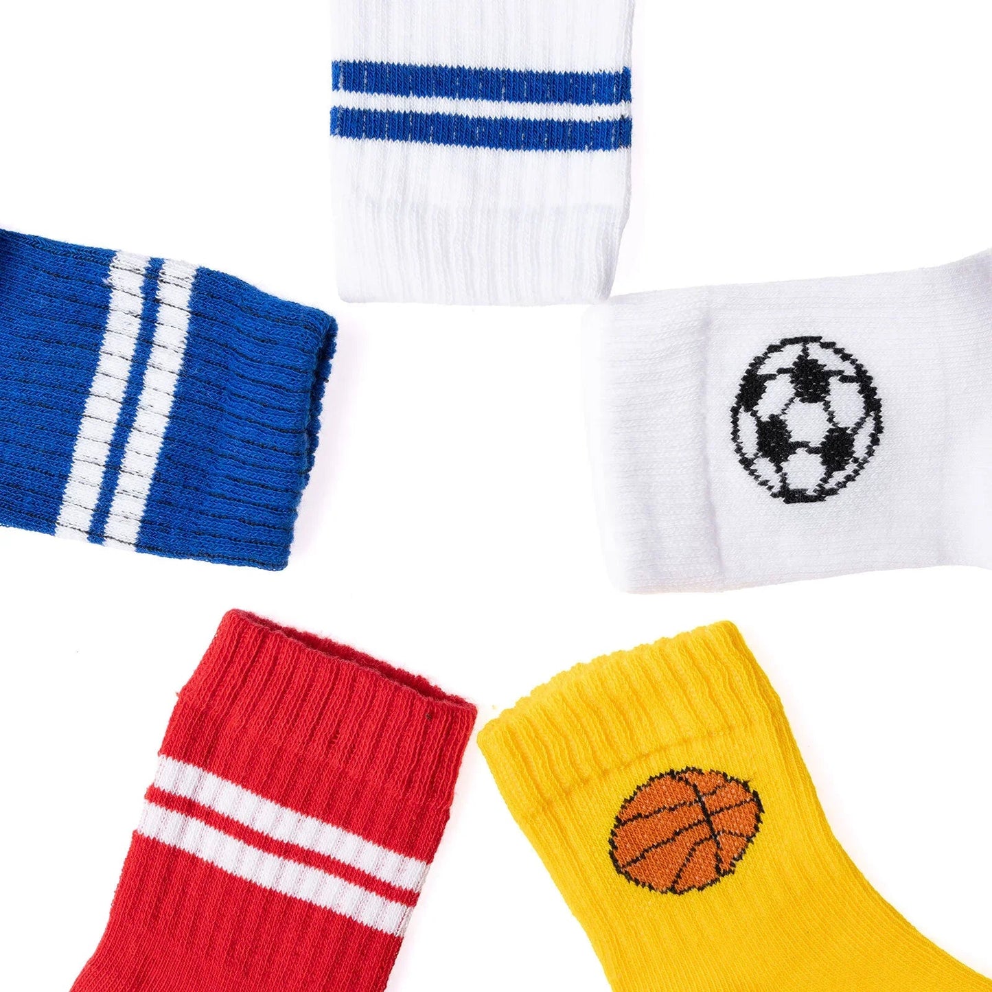 HelloBaby Unisex Socks 5 pcs - Red - mezetto ebebek ebebek