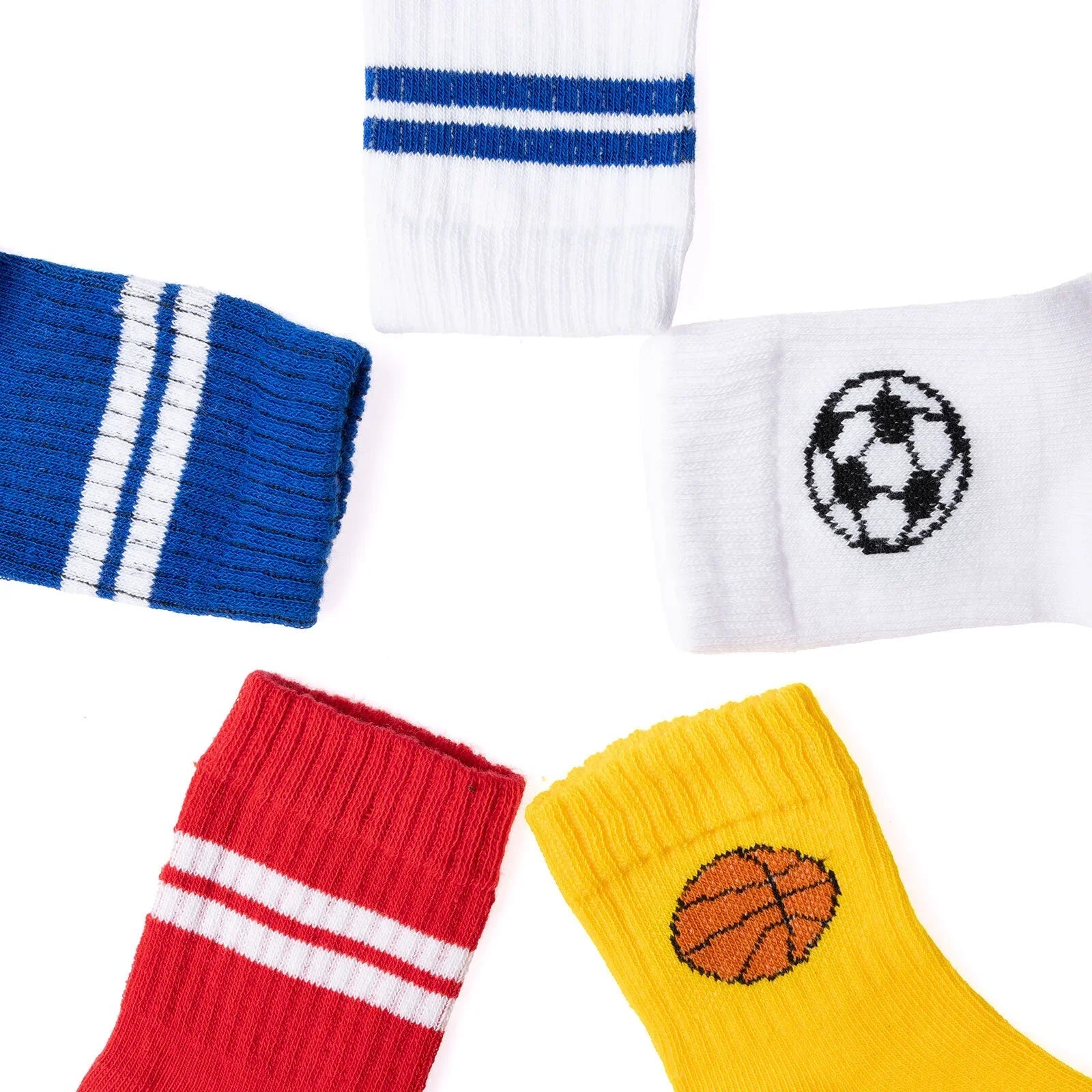 HelloBaby Unisex Socks 5 pcs - Red - mezetto ebebek ebebek