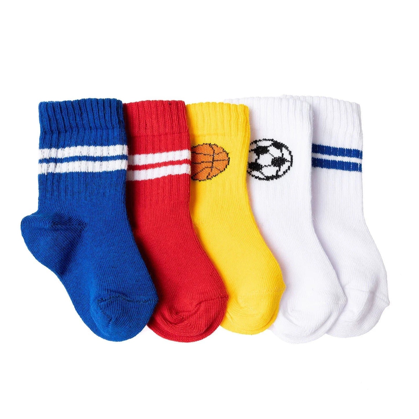 HelloBaby Unisex Socks 5 pcs - Red - mezetto ebebek ebebek