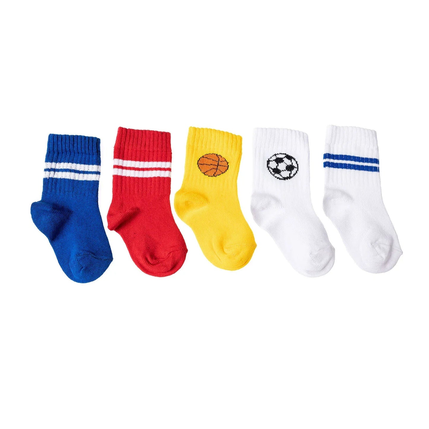 HelloBaby Unisex Socks 5 pcs - Red - mezetto ebebek ebebek