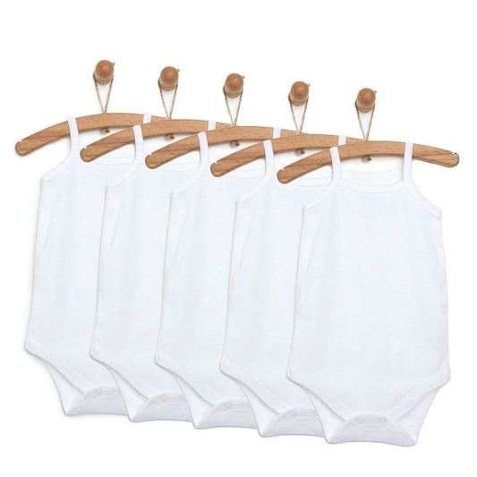 HelloBaby Unisex Strappy Bodysuit 5 pcs - mezetto ebebek ebebek